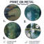 Décoration murale ronde en métal Pine River-1488576742