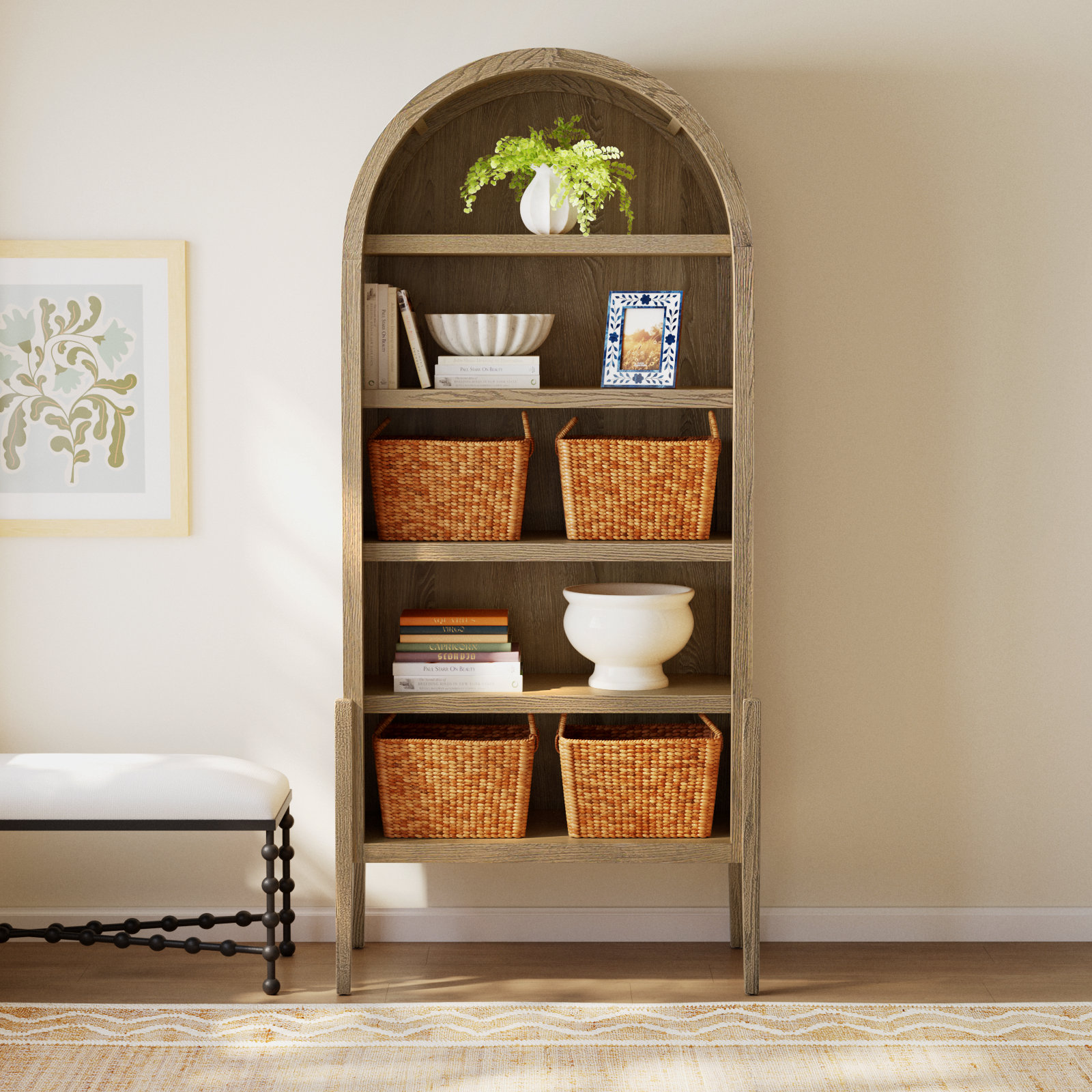 Errol Standard Bookcase, Veneer