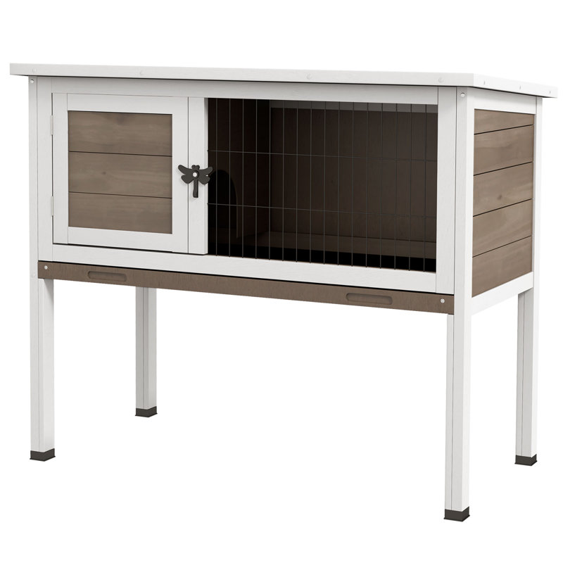 Weather Resistant Rabbit Wooden Guinea Pig Hutch