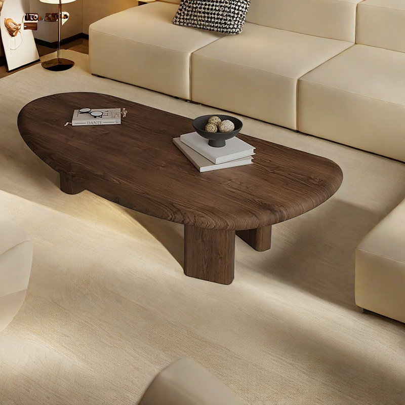 Wabi-Sabi Vintage Solid Wood Coffee Table | Wayfair