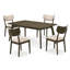 5 pièces Ensemble de table à manger-2047400363