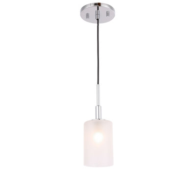 Luminaire suspendu cylindrique à 1 lumière Herr