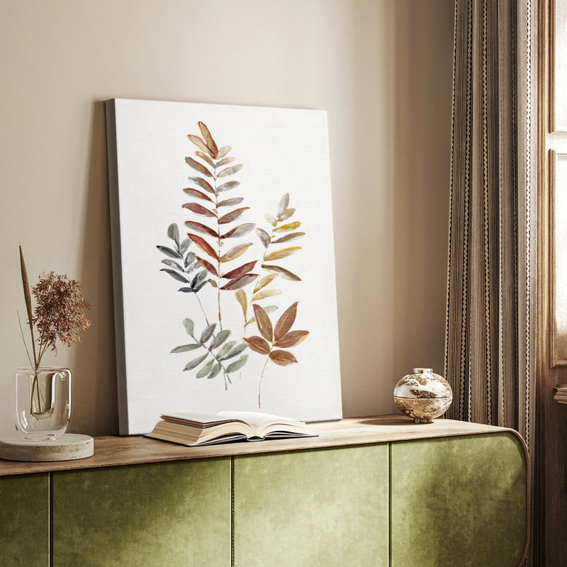 Feuilles d'automne I - galerie Cavas sur mesure, H 18 po x l 12 po