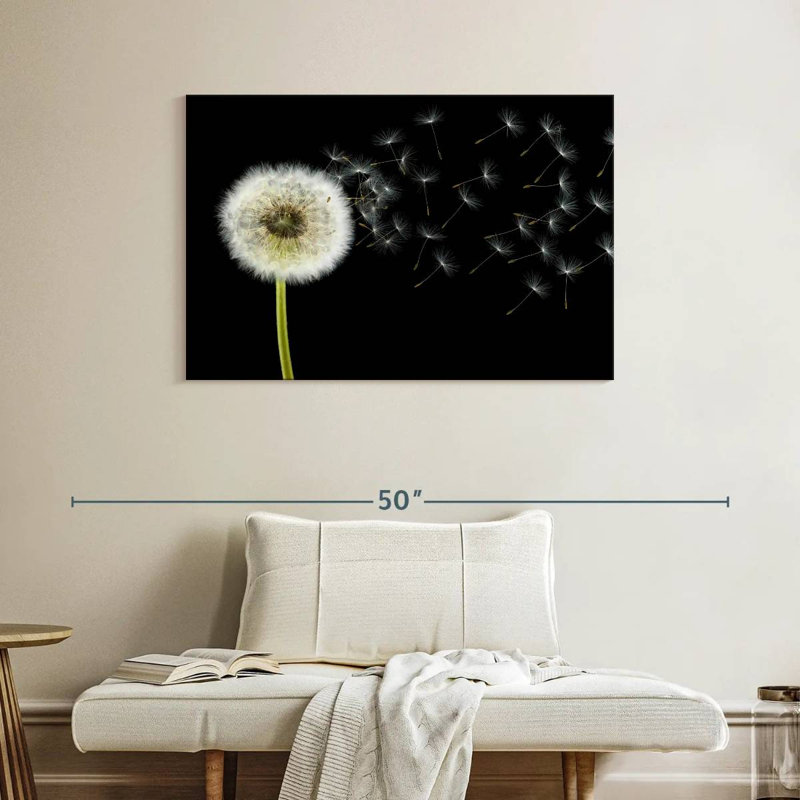 Harnek Fluffy Dandelion, 26" H x 39" W