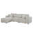 Upholstered L-Shaped Sectional Left Hand Facing-570194918-570194916