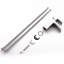 Robinet de lavabo de salle de bain à poignée simple et simple en nickel brossé Topcraft-49655652