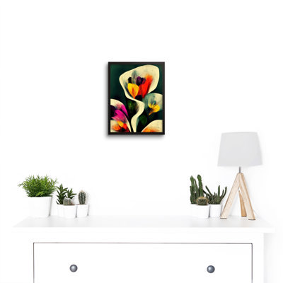 Abstract Autumnal Floral Bouquet - Single Picture Frame Print