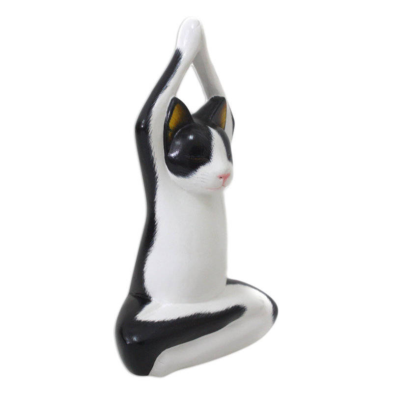 Figurine pour chat sky yoga tuxedo Evelien