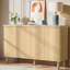 Buffet 59,74 "moderne en noyer avec rangement
