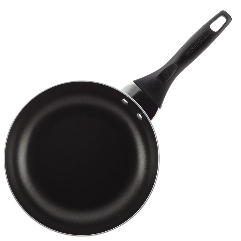 Farberware Dishwasher Safe Nonstick Cookware Pots and Pans, Red