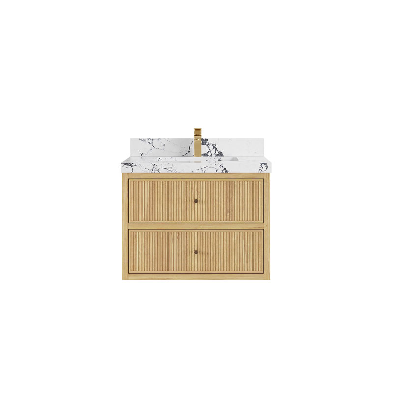 Ensemble de meuble-lavabo simple 30 po Sonoma, Viola nuit