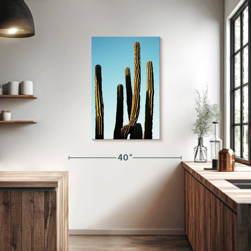 Harnek Golden Cacti, 36" H x 24" W