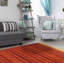 Tapis décoratif en laine rouge noué à la main new age kashkoli de conception unique 3 pi 3 po x 4 pi 11 po