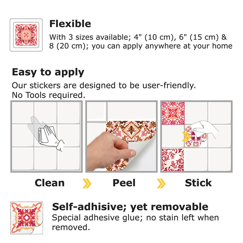 Achahi Abstract Tile Decal