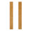 37,8 po L x 3,78 po L 0,6 po Plancher en bambou massif carbonisé naturel T