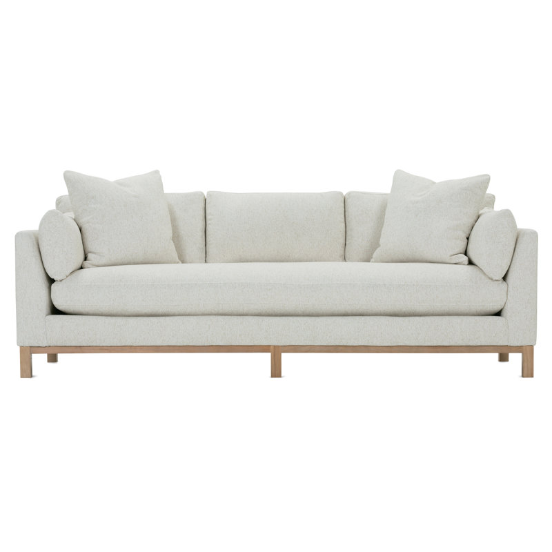 Boden 99'' Sofa Bench Cushion,  Tan Boucle