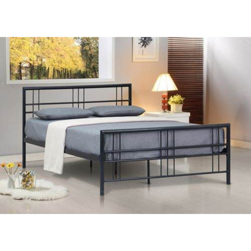 Simonton Metal Bed, Black, Double (4'6)