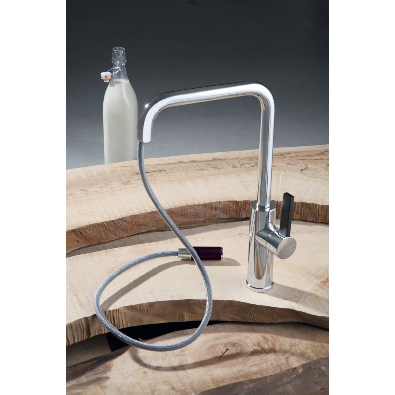 Maestro Bath Italia Pull Out Kitchen Faucet, Brushed Nickel