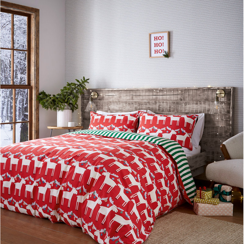 Cotton No Pattern Duvet Cover Set with Pillowcases Included, Super King - 2 Standard Pillowcases