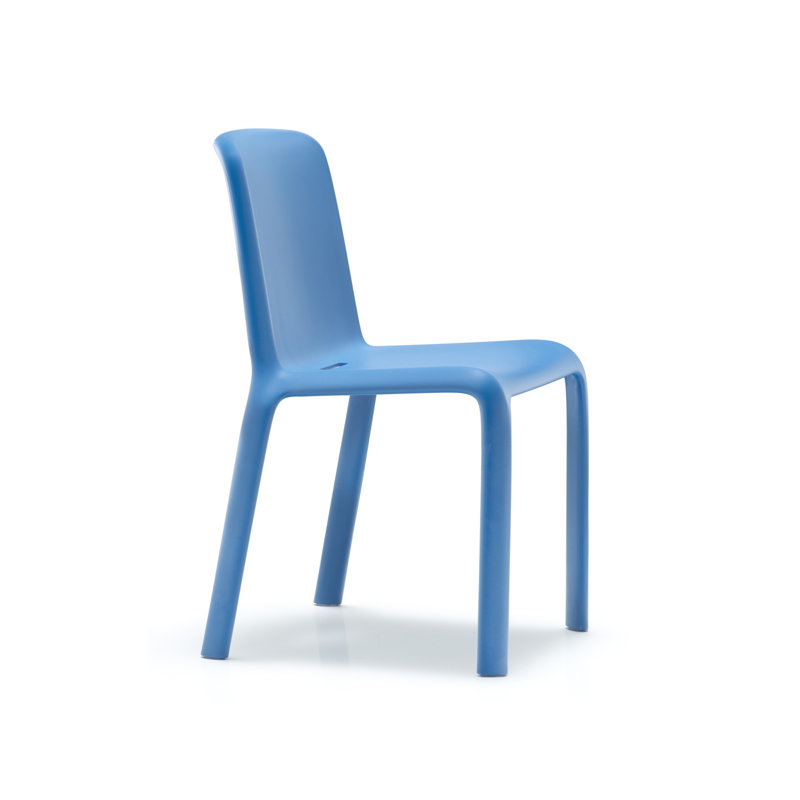Chaise empilable Snow, Bleu
