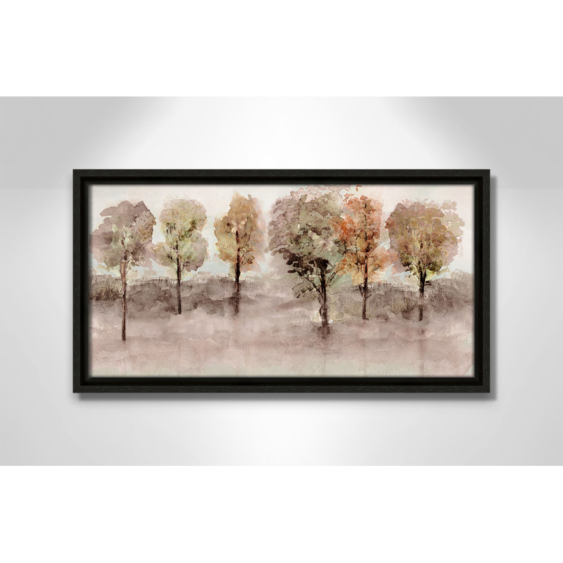 «Debruce Trees Print» par Val Rhodes, Espresso, H 9,5 po x l 17,5 po