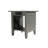 Glenni Solid Wood End Table and Built-In Outlets