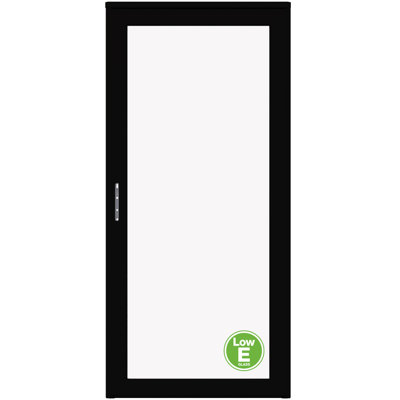 Porte de tempête pleine verre interchangeable Platinum avec Low-E (poignée vendue séparément)
