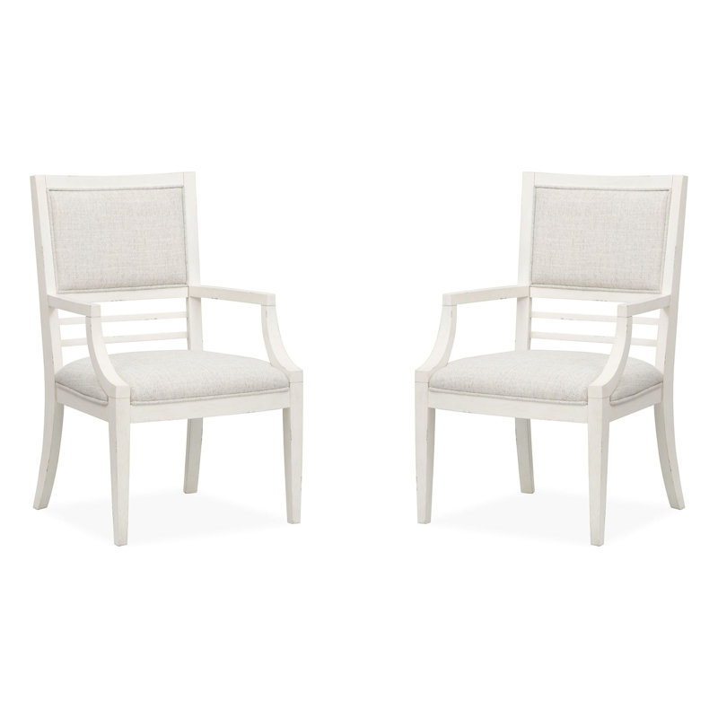 Chaise avec accoudoirs rembourrée Giordano