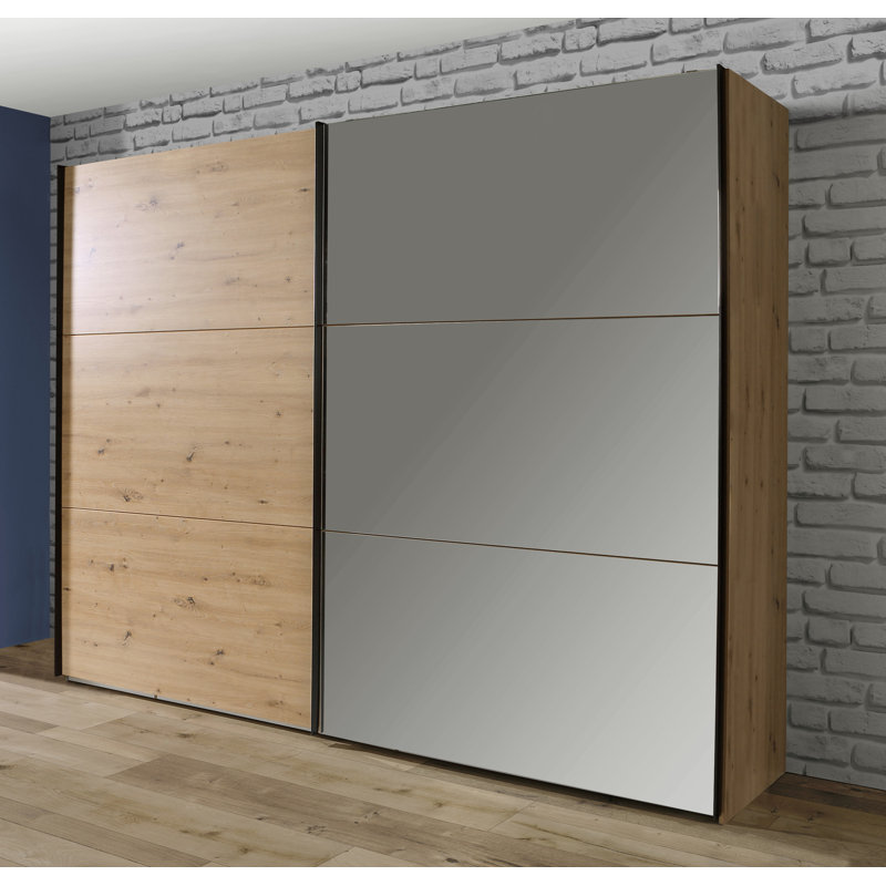 Charleen 2 Door Manufactured Wood Wardrobe