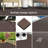Deck Tiles - 6-Pack Wood Plastic Composite Interlocking Patio Tiles - 5.8SQFT Outdoor Flooring for Balcony, Porch, and Garage by Pure Garden-69779743