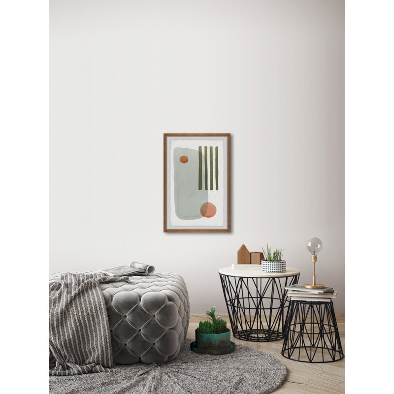 Stone Eye - Single Picture Frame Painting, 30 cm H x 20 cm W x 3.81cm D