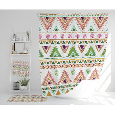 Neoshia Polyester Shower Curtain Set