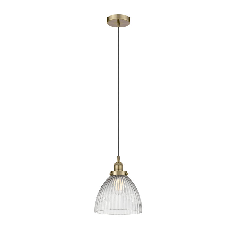 Tallulah 1 - Light Single Drop Pendant Pendant, Brass