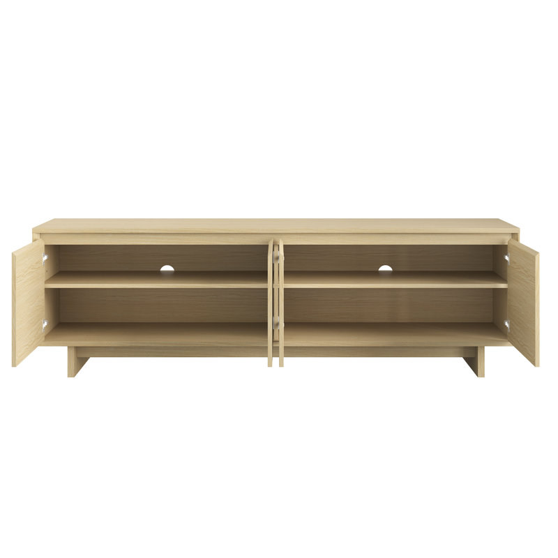 TV Stand for TVs up to 75", Beige
