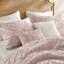Ensemble de couette 5 pièces à imprimé floral jacquard, rose sculpté, 5 pièces, grand lit/queen-136111563