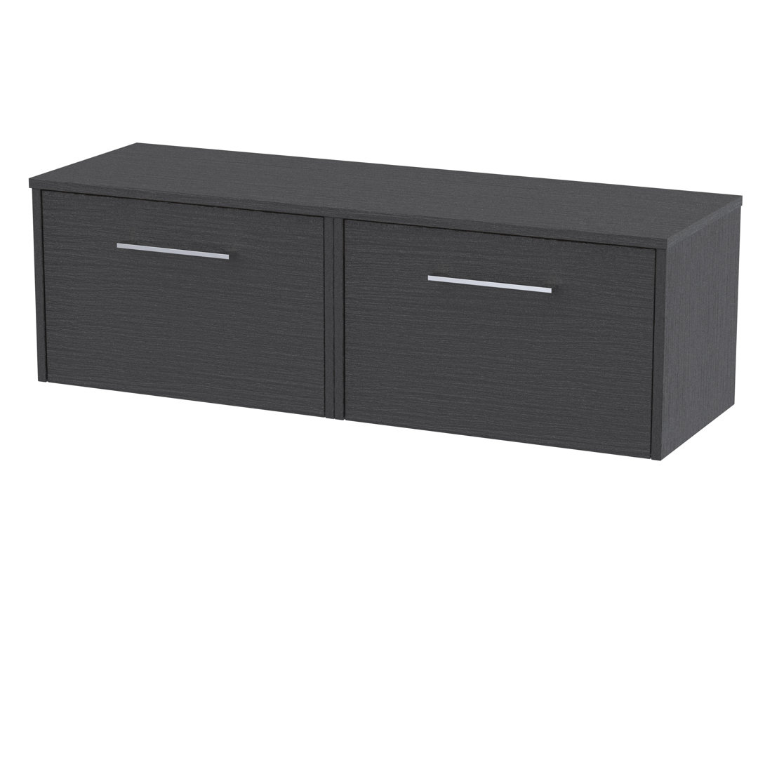 Juno 120Cm Wall Mounted Double Bathroom Vanity Base Only