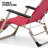 Folding Lounge Chair Recliner, Outdoor Foldable Reclining Chair with Adjustable Backrest & Footrest-302749044