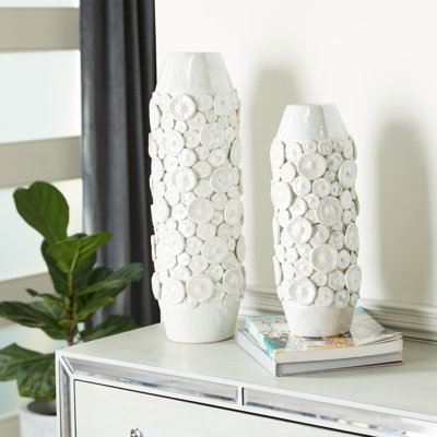 Ensemble de 2 vases de table en céramique 2 pièces