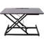 Bureau pour ordinateur portable à hauteur ajustable, station de travail assis-debout réglable avec plateau pour clavier, noir-125903154