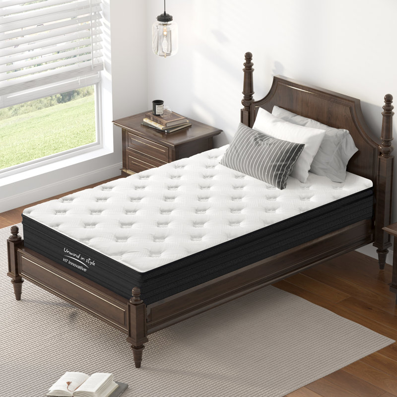 Medium Firm Hybrid Mattress, Twin, 12"