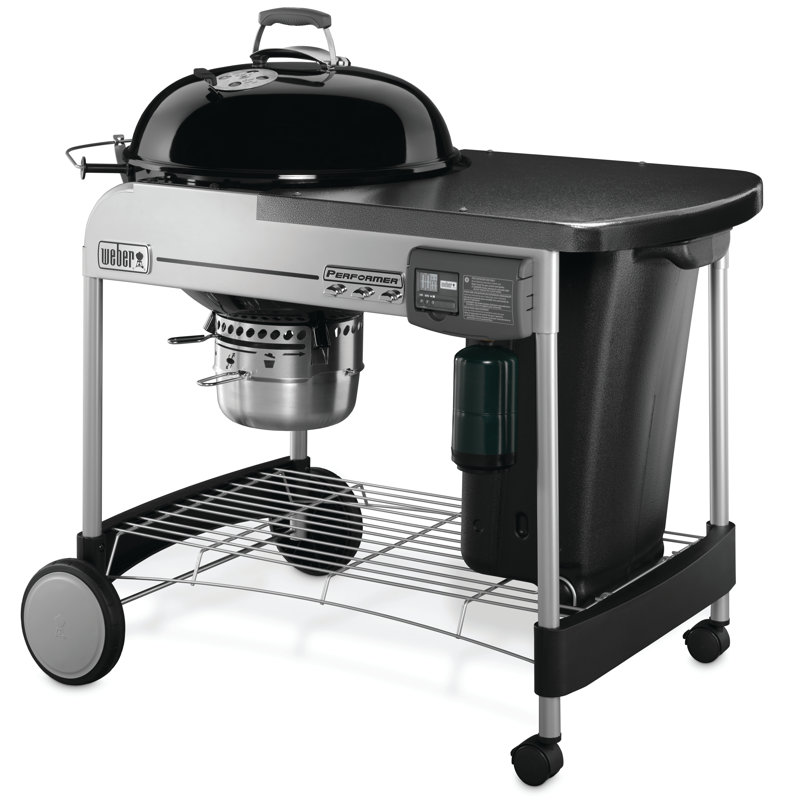 Weber Performer Deluxe 22" Charcoal Grill, Black