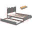  Lit plateforme grand avec 2 tiroirs Gralf, lit simple TG-107245869