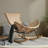 PE alloy woven rocking chair