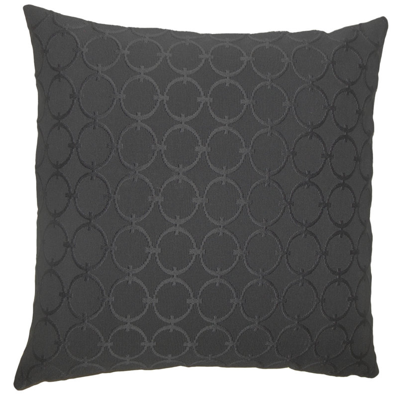 Vadim Square Pillow Cover & Insert, Graphite