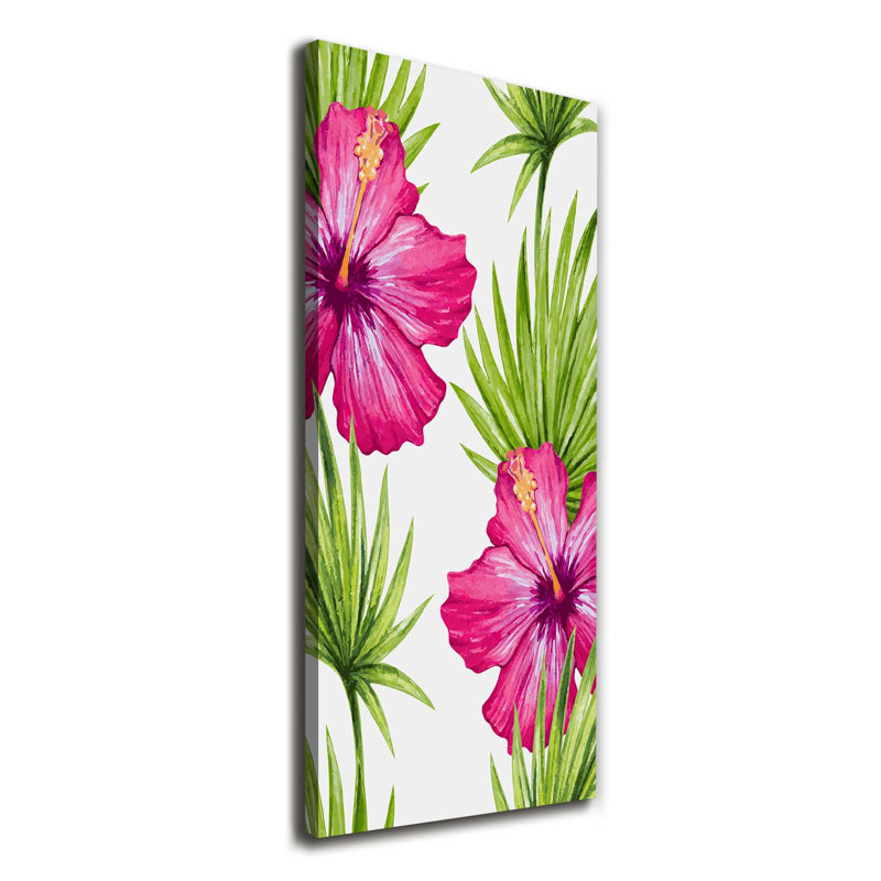 Hawaiian Pattern - Wrapped Canvas Print