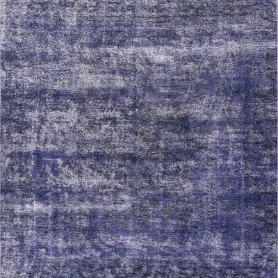 Tapis violet à motif abstrait Juno