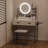 Aneve Dressing Table with Mirror