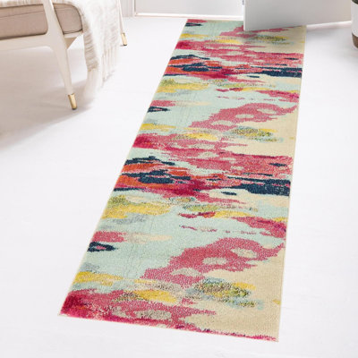 Roshan Washable Abstract Indoor Rug