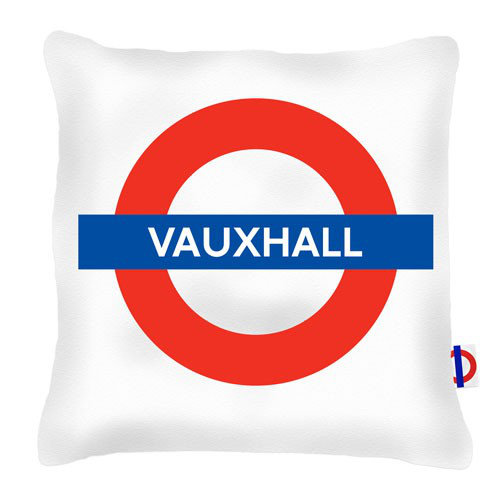 Vauxhall Tube Station London Transport Cushion