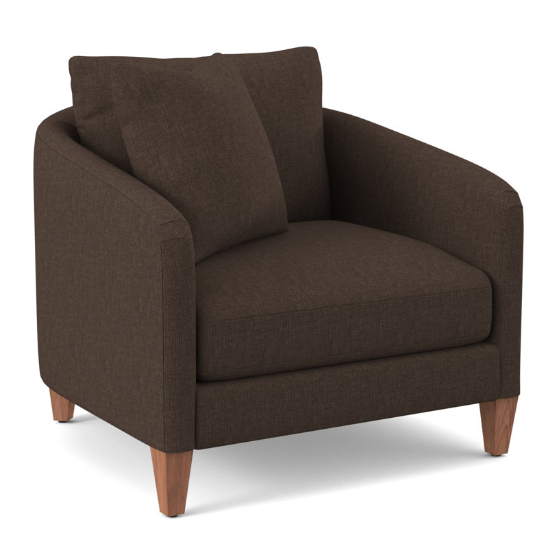 Upholstered Armchair, Heavenly Java Chenille